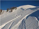 Monte Pieltinis in Monte Morgenleite Pa mi je le uspelo narediti še nekaj lepih zavojev